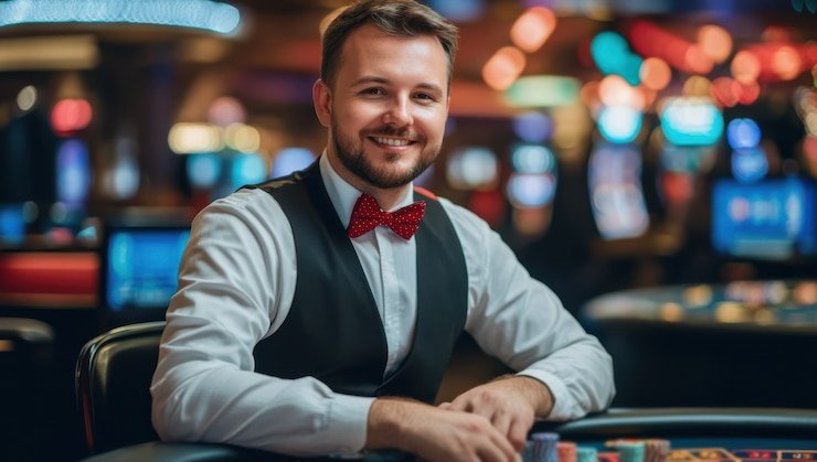 Antarmuka aplikasi mobile bandarliga menampilkan pasar Liga 1 dan meja live dealer