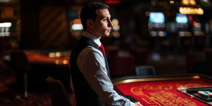Antarmuka taruhan Three Card Poker di aplikasi mobile bandarliga